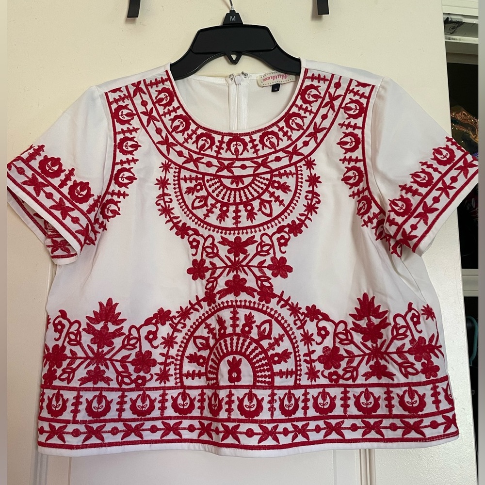 Red & White Two Piece Set